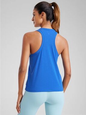 Pima Cotton Racerback High Neck Tank